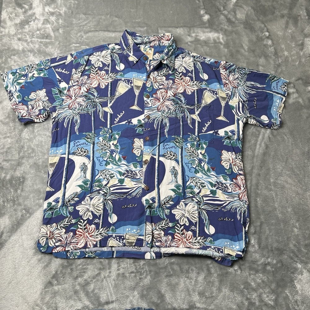 Kahala Shirt Men Size XL John Severson Collection Hawaiian Summer Vacation